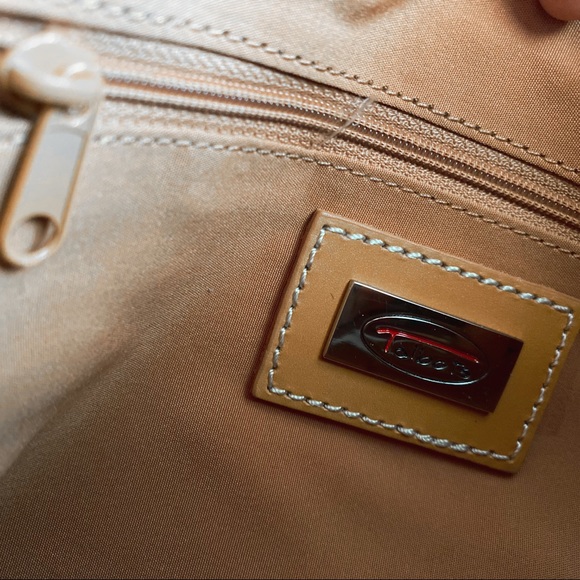 TALBOTS BLUE TAN PURSE - Picture 4 of 4